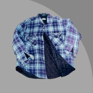 Timber Run Mens Flannel Quilt Lined Long Sleeve
